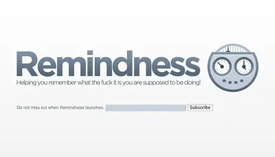 Coming soon example from remindness.com