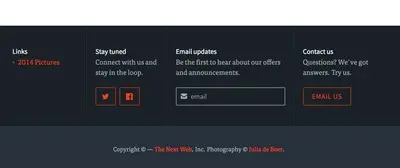 Fat Footer example from thenextweb.com