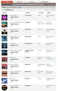 Lists example from emusic.com