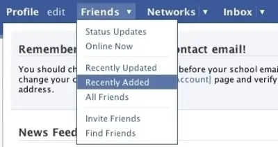 Vertical Dropdown Menu example