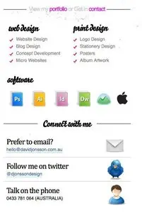 Lists example from davidjonsson.com.au