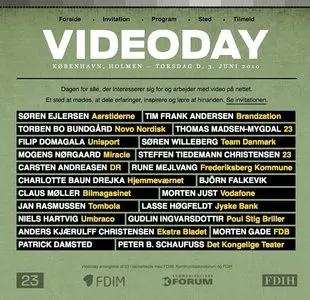 Lists example from videoday.dk