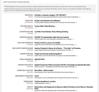 Lists example from vogue.co.uk