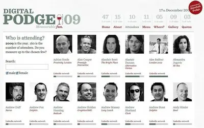 Lists example from digitalpodge.co.uk