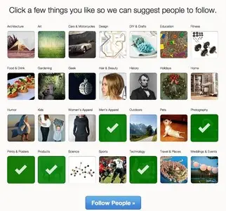 Lists example from pinterest.com