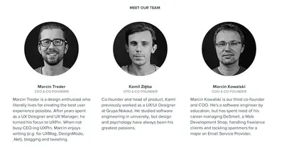 Lists example from uxpin.com