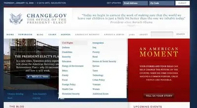 Search example from change.gov