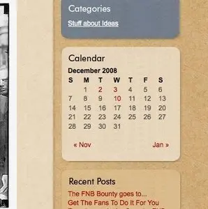 Calendars example from ideabounty.com