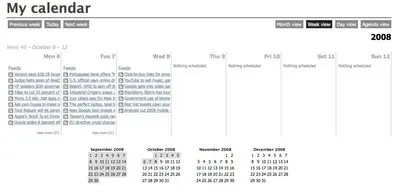 Calendars example from 2.calendars.motigo.com