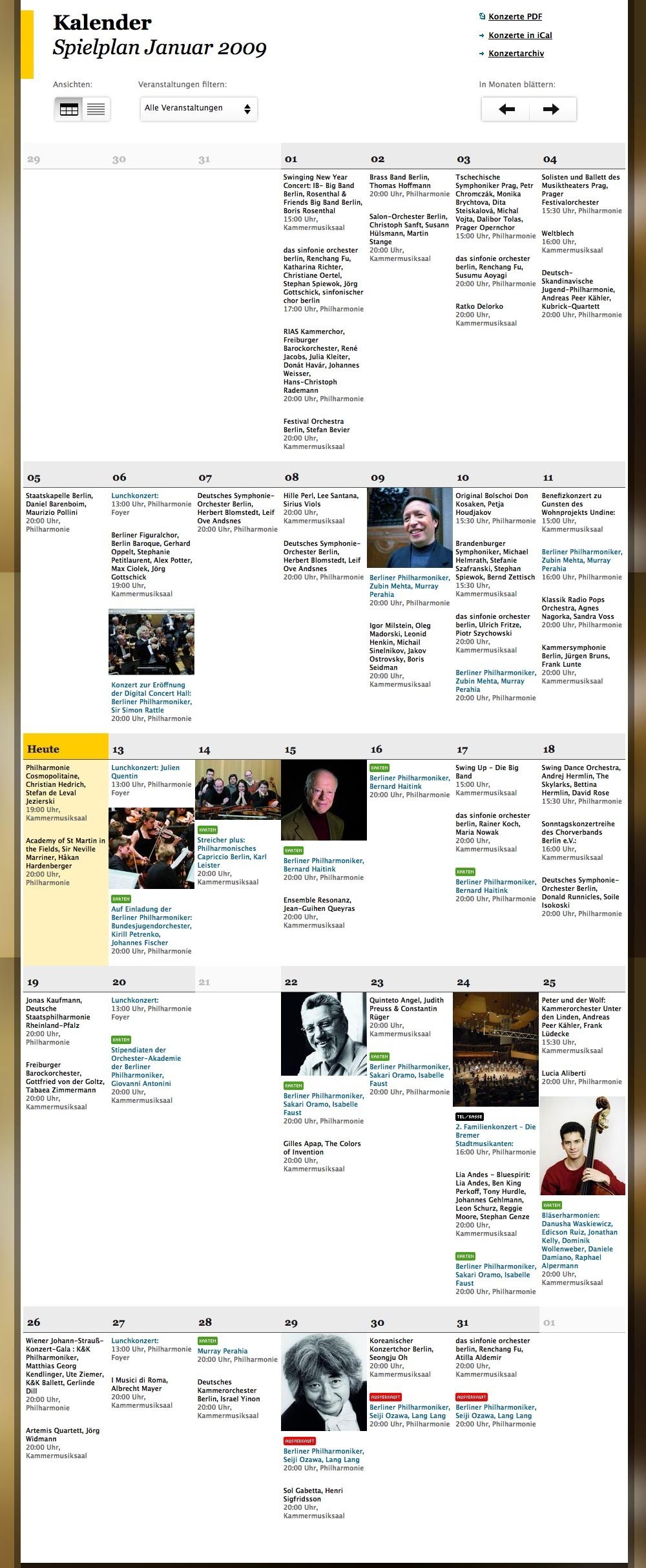 Screenshot of berliner-philharmoniker.de