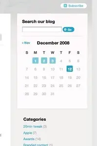 Calendars example from teehanlax.com