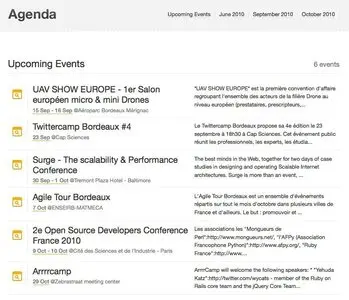 Calendars example from wopata.com