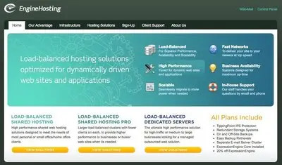 Navigation Tabs example from enginehosting.com