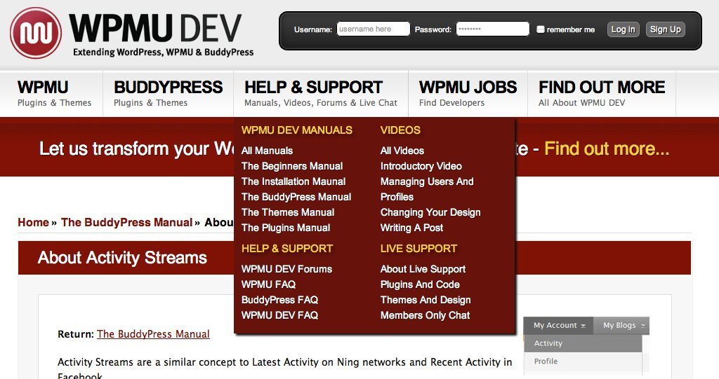 Screenshot of premium.wpmudev.org