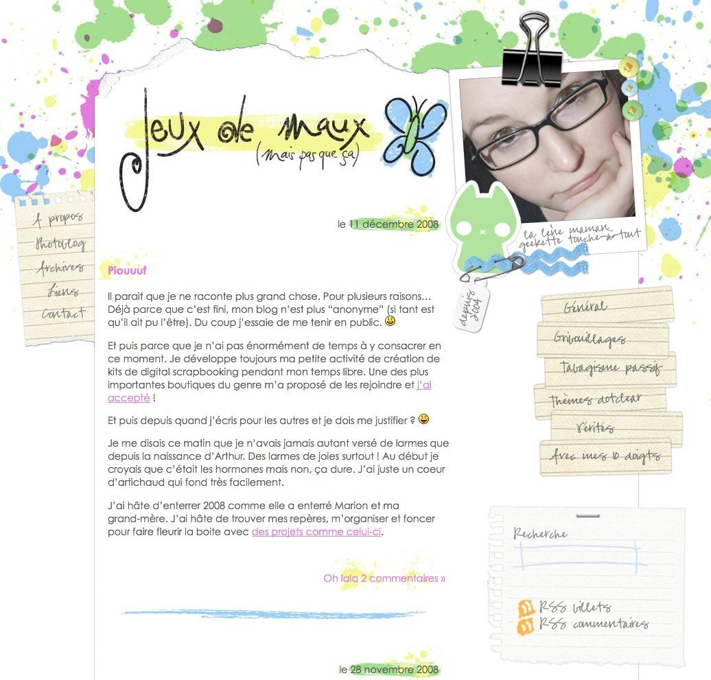 Screenshot of jeuxdemaux.com