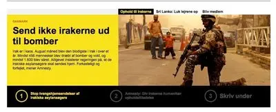 Slideshow example from amnesty.dk