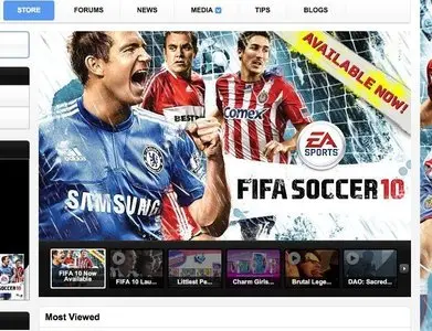 Slideshow example from ea.com