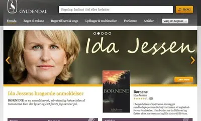 Slideshow example from gyldendal.dk
