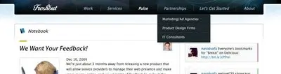 Navigation example from freshout.us