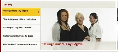 Slideshow example from tvtid.tv2.dk