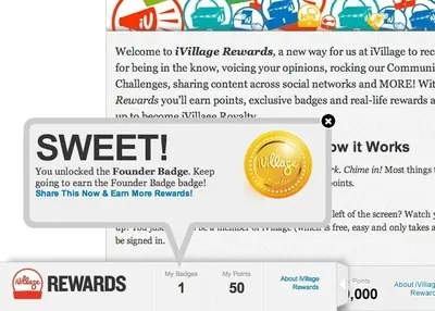 Fixed rewards example from ivillage.com