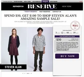 Scarcity example from reserve.refinery29.com