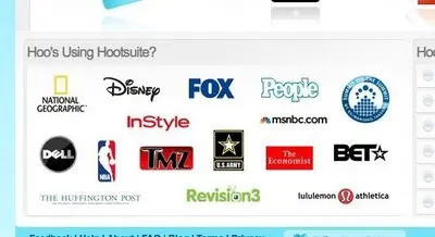 Social Proof example from hootsuite.com
