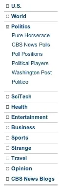 Accordion Menu example