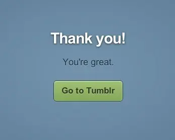 Praise example from tumblr.com