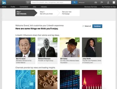 Recognition over Recall example from linkedin.com