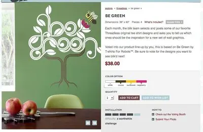 Product pages example from whatisblik.com