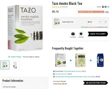 Product pages example from vinemarket.com