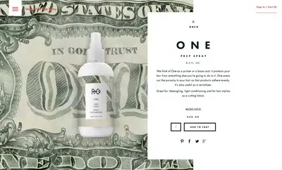 Product pages example from randco.com