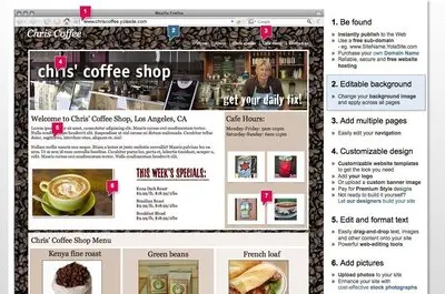 Walkthrough example from yola.com