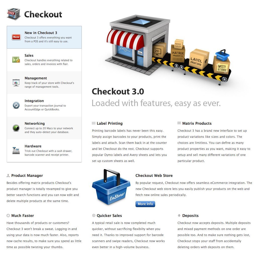 Screenshot of checkoutapp.com