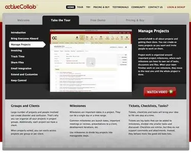 Walkthrough example from activecollab.com