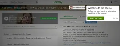Guided Tour example from udemy.com