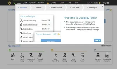 Walkthrough example from usabilitytools.com