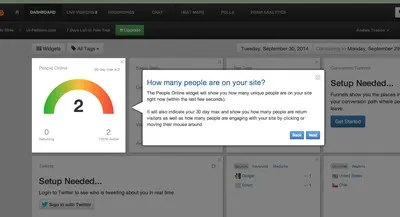 Guided Tour example from luckyorange.com