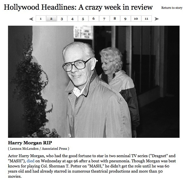Screenshot of latimes.com