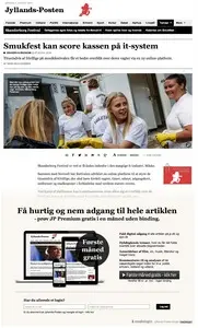 Paywall example from jyllands-posten.dk