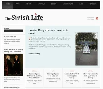 Content Teasers example from theswishlife.com