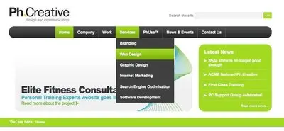 Search example from ph-creative.com