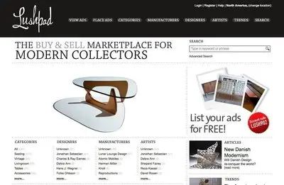 Search example from lushpad.com