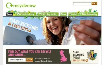 Search example from recyclenow.com