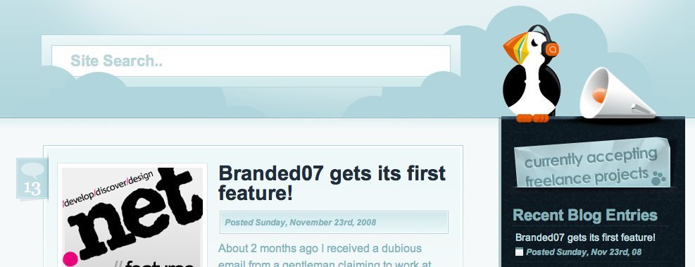 Screenshot of branded07.com
