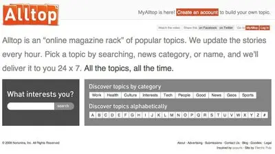 Search example from alltop.com