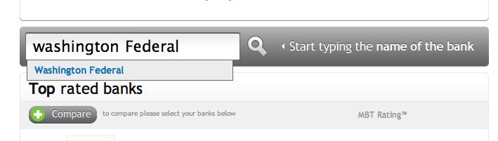 Screenshot of mybanktracker.com