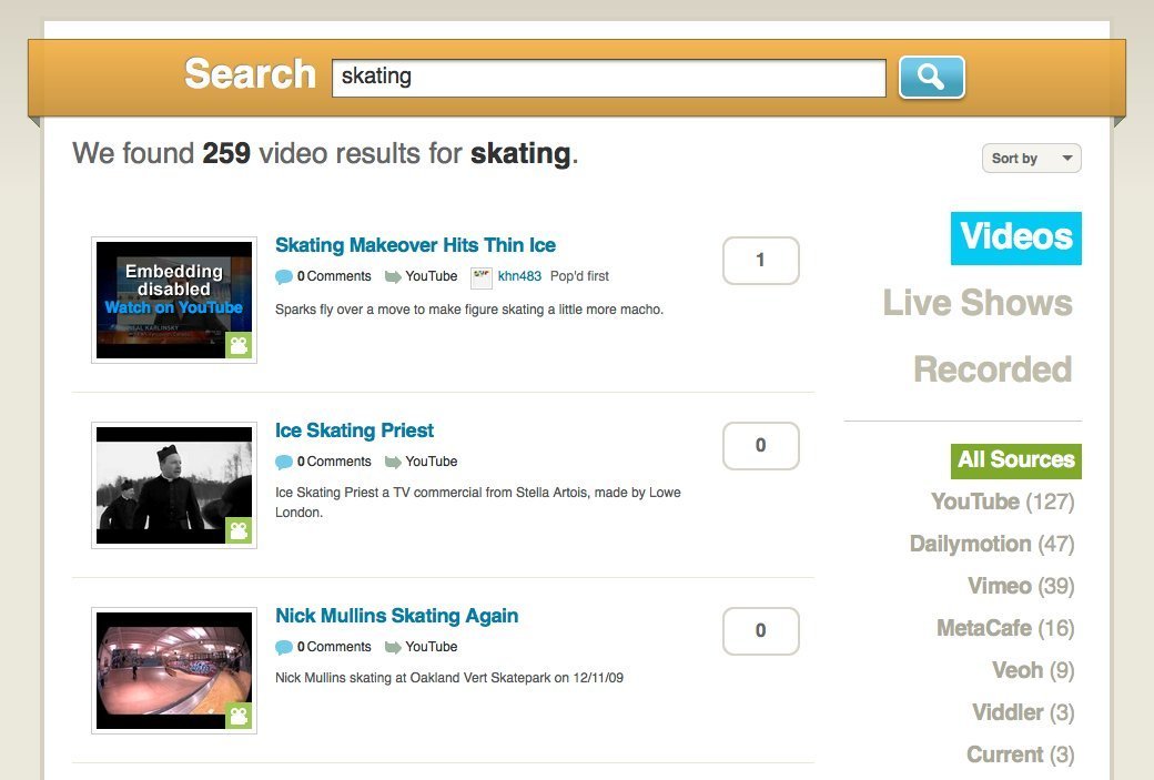 Screenshot of popscreen.com