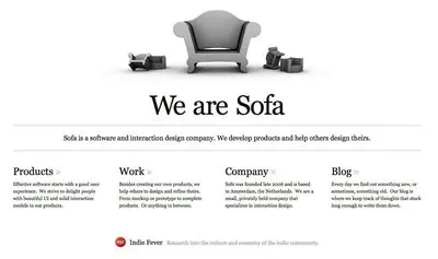 Portfolios example from madebysofa.com
